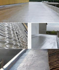 Hella Tough Self Adhesive Roof Tape With Thick Aluminum Foil Backing and Heavy Duty Bitumen Waterproofing Membrane Roll applied to flat surfaces.