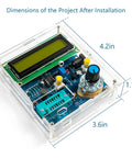 Ultimate Soldering Practice Kit with All In One Capacitance and Frequency Meter measuring 4.2x3.6x1.1 inches