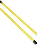 Pair Of Bright Snow Plow Blade Markers Kit With Easy Bolt On Mounts To Boost Visibility And Safety For Plow Edges At 45 Degree Base Fits Most Vehicles Includes All Hardware For Quick No Hassle Plowing, yellow with hardware