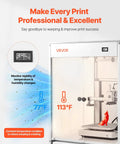Transparent 3D Printer Enclosure With Ventilation And LED Lighting, Dustproof Waterproof Protective Case with temperature display