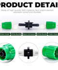 4 Pack Expandable Garden Hose Repair Kit with green, black, and white universal dual channel connectors for 25 to 100 foot hoses.
