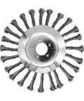 6 Inch Plus 8 Inch Steel Wire Trimmer Head For Weed Eater And Wheel Brush Cutter Heavy Duty Manganese Steel Includes Two Adapters 1 Inch Arbor
