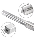 Close-up of M15 X 1 Metric Tap part of Tap and Die Set Kit for Thread Repair with square shank and thread detail