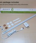 LED Motion Sensor Under Cabinet Lighting Dope 17 Inch USB Plug In Light Bar with packaging and accessories