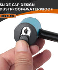Close-up of a hand holding an Anti Rattle Lock Hitch Pin For Half Inch 13 Thread Fits Lightweight Platform Bike Racks