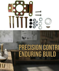 Beefed Up Marine External Rotary Steering Kit components on wooden table with emphasis on precision control and enduring build.
