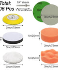 3 Inch Sanding Discs Kit With 800 1000 2000 3000 5000 Grits Silicon Carbide Hook And Loop Wet Dry Sandpaper components