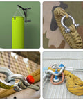 3/8 Inch Clevis Shackle Set Of 10 Stainless Steel 304 Bolt Screw Pin Shackles Heavy Duty For Off Road Recovery