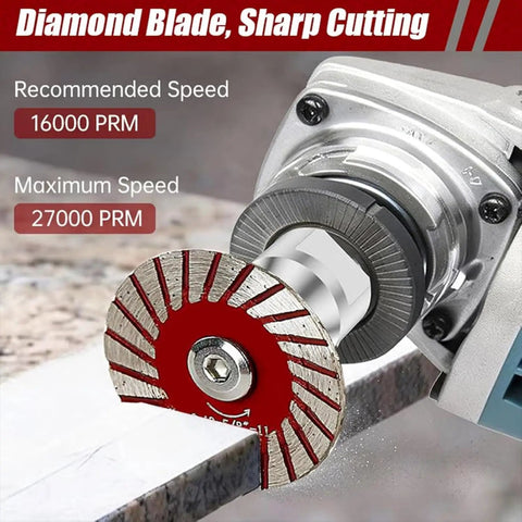 Three-Piece 1.57-Inch Diamond Saw Blade Set For Stone Cutting Wet And Dry Use Professional-Grade Durable Blades For Precise Multi-Function Masonry And DIY Projects on grinder