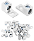 Aluminum Alloy Mechanical Lugs 25-Piece Tin-Plated Cable Connectors For 14 AWG To 2 AWG Conductors, close-up