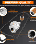 CVT Transmission Filter Kit With Oil Cooler Filter And Pan Gasket Direct Fit Easy Install For Nissan Altima Rogue Sentra Mitsubishi Lancer