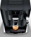 Next Level One Touch Automatic Coffee Maker In Slick Piano Black Finish Featuring Fresh Bean Grinding And Up To Seventeen Custom Drink Options For Home Setups Easy Peasy Controls Serve Up Straight Fire Espresso Every Single Day with a fresh espresso shot.
