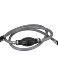 Six Foot Long Fuel Line Kit With Hose Fittings For Yamaha Marine Engines Black Three Eighths Inch Diameter Low Permeation Durable Marine Grade