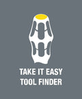 Kraftform Plus Slotted Screwdriver With One Eighth Inch Shaft And Two And Three Eighths Inch Blade Length, ergonomic handle illustration