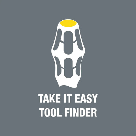 Take It Easy Tool Finder graphic for Slotted Screwdriver 0.8 x 4.0 x 100 mm With Electrician Blade, Ergonomic Kraftform Multi Component Handle.