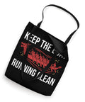 Paddling Crew Tote Bag For Dragon Boat Team And Racing Enthusiasts with dragon boat graphic and text, black color, 16x16in