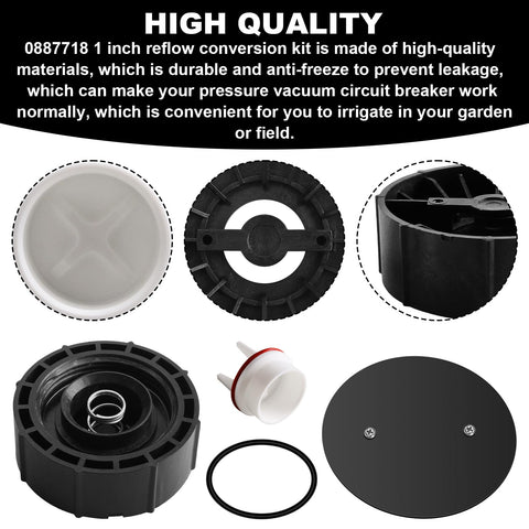 Components of 1 Inch Pressure Vacuum Breaker Vent Float Bonnet Kit For 800M4 Backflow Valve Replacement Retrofit RK 800M4 T 0887728