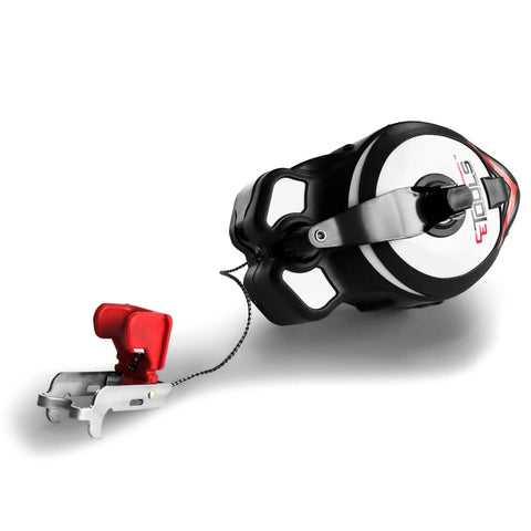SnapBack Chalk Line With Releasable Tip For Quick Layouts And Pro Grade Durability, heavy-duty reel with stainless hook