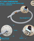 Washer Water Level Sensor Switch Assembly For LG Kenmore Washers Replaces AP5204365 EBF62754506 with 29 Inch Hose