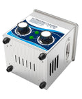Top Rated 150W Ultrasonic Cleaner Machine With 1.3L Tank, Timer And Heater For Cleaning Glasses, Watch, Jewelry, Rings, Dental Tools, And Small Home Parts Fast Easy Deep Clean. Close-up of control dials.
