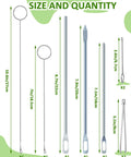 Drawstring Threader Tool Set For Hoodies Jackets And Pants A 16 Piece Kit With Metal Threaders Loop Turner Hooks Bodkin Tweezers Flexible Plastic Threaders And Flat Elastic Threaders For Easy Cord And Drawstring Threading size chart.