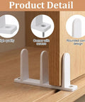 Four Pack Sliding Closet Door Floor Guide Set Built To Last With Universal ABS Bottom Guides Fit One And Three Eighths Inch Doors Complete Track Kit With Screws For Easy No Fuss Cabinet Installation White on sliding closet door
