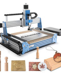 ProVerXL 4030 CNC Router For Wood Metal Acrylic MDF Carving And Engraving 3 Axis Milling Machine with samples of carvings