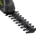 Close-up of 2-In-1 Cordless Grass Shears And Hedge Trimmer For Quick Edging And Shrubs with 1250 RPM Steel Blades