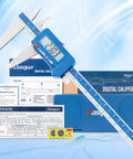 12 Inch Digital Caliper Pro Grade Shop Ready Stainless Steel IP54 Water Resistant With Large LCD Display And Storage Case