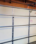 Installed Heavy Duty Garage Door Strut Connector Reinforcement Kit, 2 Pack 2Ft Each, Windproof Upgrade For Coastal Homes