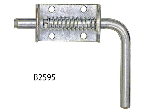 Heavy Duty 1/2 Inch Spring Loaded Latch Pin 4 Pack For Trailer Gates And Cargo Doors Rock Solid Knockout Grip With Lockable Open Position Built Tough For Rough Roads And Zero Hassle Setup