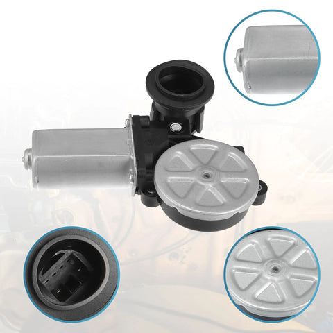 Heavy Duty Plug And Play Front Left Power Window Lift Motor For Toyota Highlander single pack assembly with silver motor.