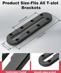 Diagram showing dimensions of 7 Inch Kayak Rail Mount Track For Low Profile Gear Onboard Includes Fishing Rod Holder Fish Finder Cup Holder