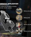 Guillotine Tool For Blacksmithing And Tinsmithing, Boss Grade Fuller And Shoulder Cutter For Leaves, Cat Tails, Candle Cups