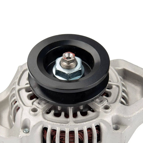 High Output One Wire Alternator Replacement For Chevy GM SBC BBC Race Ready Applications close-up view