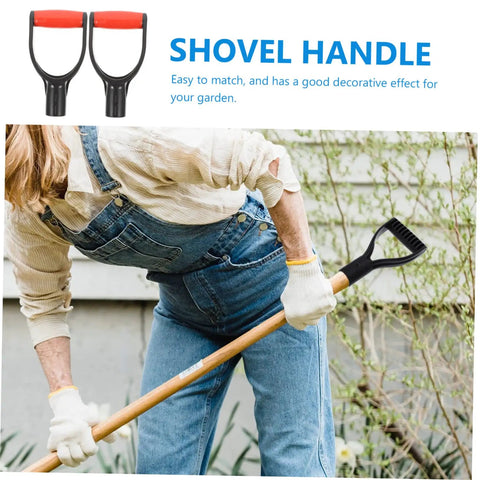 D Shaped Shovel Handle Replacement With Easy Install For Snow Shovels And Rakes Palm Friendly Ergonomic Grip Durable
