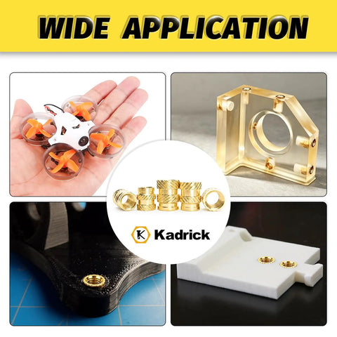 Slick Pro Setup M3 Heat Set Inserts And Legit M3 Socket Screw Tool Kit With Hex Wrench And Hassle Free Installation Tip For Heavy Duty 3D Printing and Maker Creations with various applications.