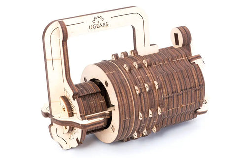DIY 3D Wooden Cryptex Puzzle Kit With Real Working 3 Digit Combination Lock For Adults Hands On Build Your Own Secret Code From 1000 Possible Arrangements Da Vinci Code Inspired 34 Piece Model Kit, wooden lock cylinder