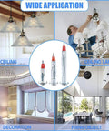 Heavy Duty Molly Bolt Wall Anchor Set Zinc Plated Steel 60-Piece Assortment Kit shown for various ceiling and decoration applications