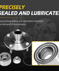 Front Wheel Bearing Hub Assembly 4 Lug For Ford Focus 2000 To 2011 With ABS Encoder Left And Right 2 Pack 518510 Direct Fit Replacement