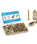 All In One 180 Piece Self Drilling Drywall Anchors Kit With 90 Winged Anchors And 90 Screws for Gypsum Board Sheetrock Hollow Walls