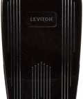 60 Amp 125/250V Angled Grounding Plug With Straight Blade with industrial grade black nylon body, front view