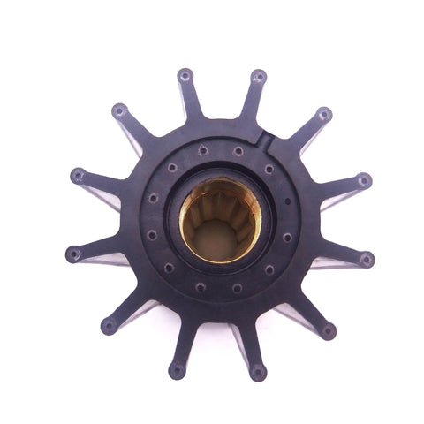 Neoprene Water Pump Impeller 09 820B For Marine Engine Cooling 12 Blade Impeller Fits DJ Pump top view