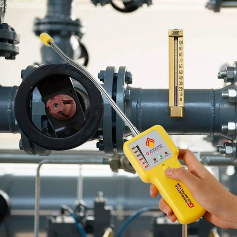 Gas Leak Detector Portable Sniffer For Propane Methane LPG LNG Fuel And Sewer Gas With 12 Inch Flexible Probe