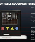 Portable Surface Roughness Tester With Top Notch Precision Handheld Roughness Gauge For Metal And Non Metal Surfaces Measures Ra Rz Rq Rt Rp Rv Rc Across 7 Parameters In Real World Production Settings, front view