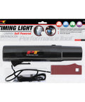 Packaging of Self Powered Timing Light With Daylight Readable Xenon Bulb, Self Contained Automotive Ignition Timing Tool, No Battery Leads