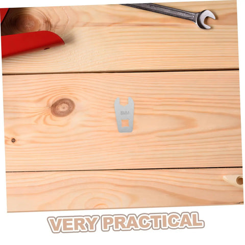 Dead Accurate Open Head Torque Wrench For Road Bike Hydraulic Oil Disc Brake Systems 8mm tool on wooden surface.