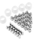 P-80 Plasma Cutter Torch Consumables Kit 45 Piece Set with 0.059 Inch Tips and 1.5mm Nozzles Electrodes Replacement