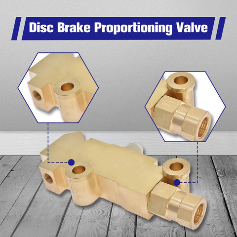 Amazon PV4 brass disc brake proportioning valve kit for 1964–1974 Monte Carlo/Nova/El Camino