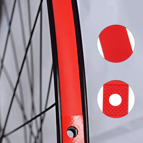 Two Pack 26 Inch Bicycle Rim Tape Rim Strip Eighteen Millimeter Wide High Pressure Puncture Resistant Elastic PVC